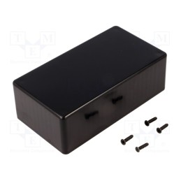 1 pcs x HAMMOND - 1591CSBK - Enclosure: multipurpose, X: 65mm, Y: 120mm, Z: 40mm, 1591S, ABS, black