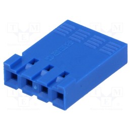 5 pcs x Amphenol Communications Solutions - 65240-004LF - Plug, wire-board, female, PIN: 4, w/o contacts, 2.54mm, for cable