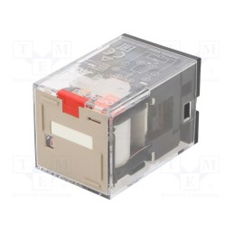 1 pcs x OMRON - MKS2PIN AC24 - Relay: electromagnetic, DPDT, Ucoil: 24VAC, Icontacts max: 10A