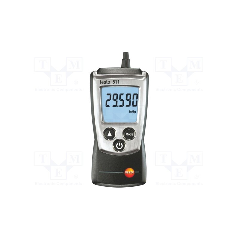 1 pcs x TESTO - TESTO 511 0560 0511 - Manometer, 0.3÷1.2bar, LCD, Pressure measur.accur: ±3 mbar, IP40