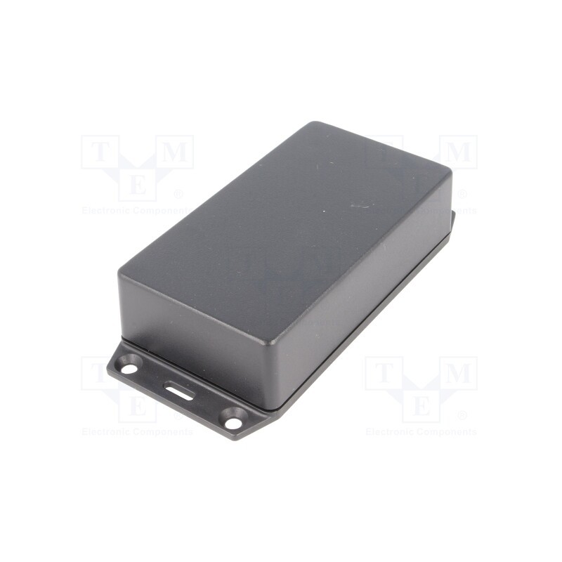 1 pcs x HAMMOND - 1591XXBFLBK - Enclosure: multipurpose, X: 63mm, Y: 113mm, Z: 31mm, 1591XX, ABS, IP54