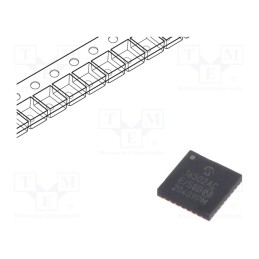 1 pcs x MICROCHIP TECHNOLOGY - MCP16502TAC-E/S8B - IC: PMIC, LDO,DC/DC converter, Uin: 2.7÷5.5VDC, 0.3÷1A, VQFN32