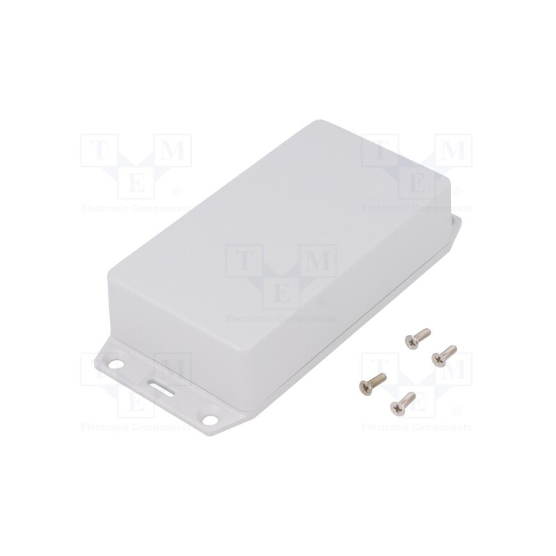 1 pcs x HAMMOND - 1591XXBFLGY - Enclosure: multipurpose, X: 63mm, Y: 113mm, Z: 31mm, 1591XX, ABS, grey