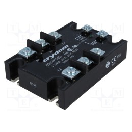 1 pcs x SENSATA / CRYDOM - D53TP50D - Relay: solid state, 50A, Uswitch: 48÷530VAC, 3-phase, -40÷80°C
