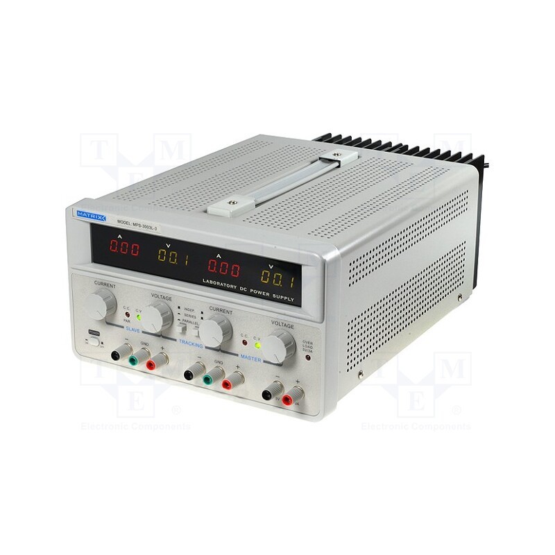 1 pcs x MATRIX - MPS-3003L-3 - Power supply: laboratory, linear,multi-channel, 0÷30VDC, 0÷3A