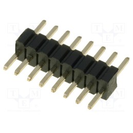 5 pcs x CONNFLY - DS1031-01-1*8P8BV3-1 - Pin header, pin strips, male, PIN: 8, straight, 1.27mm, THT, 1x8