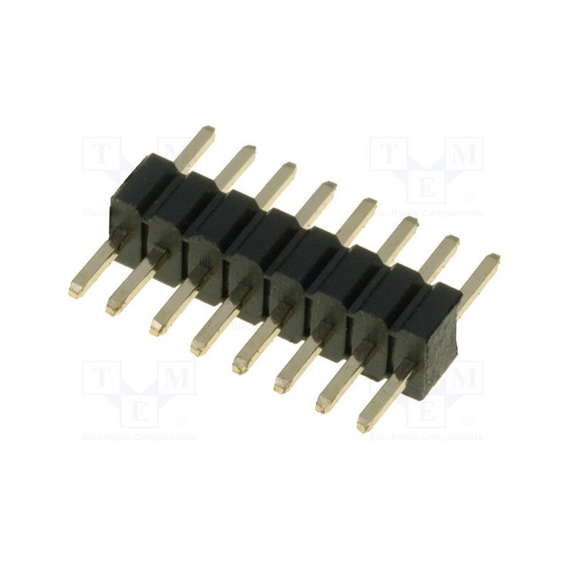 5 pcs x CONNFLY - DS1031-01-1*8P8BV3-1 - Pin header, pin strips, male, PIN: 8, straight, 1.27mm, THT, 1x8