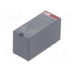 1 pcs x ABB - 1SVR405601R8000 - Relay: electromagnetic, DPDT, Ucoil: 110VDC, 8A, max.250VAC, PCB