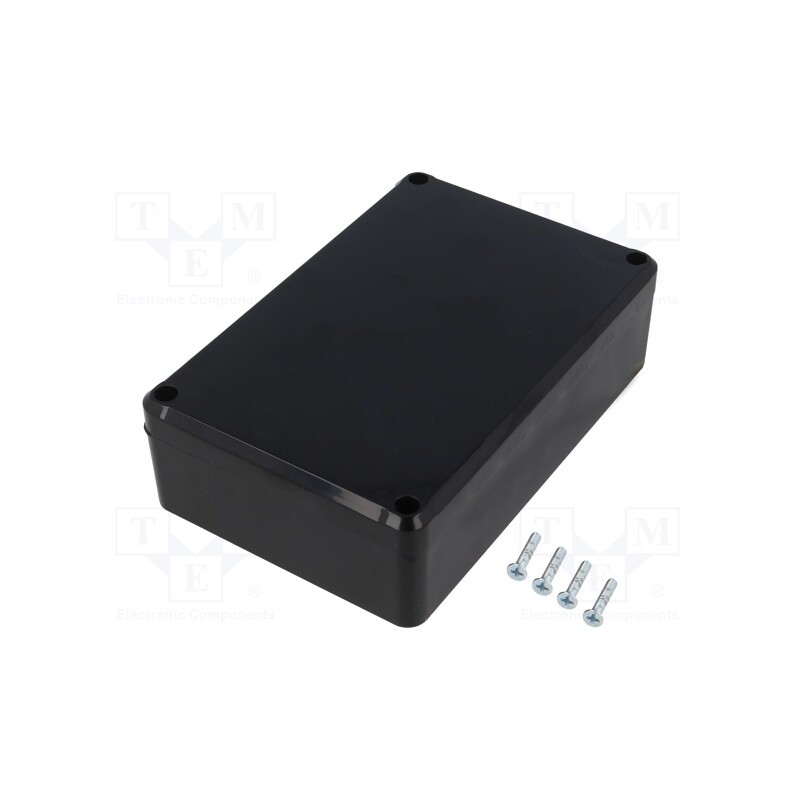 1 pcs x MASZCZYK - KM-76IBK - Enclosure: multipurpose, X: 80mm, Y: 120mm, Z: 36mm, ABS, black