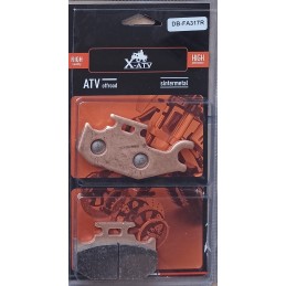 Brake pads can am outlander renegade 400 500 650 800 fa317r db2380