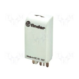1 pcs x FINDER - 99.02.0.024.98 - Module protecting, socket, Indication: LED, Colour: green, 6÷24VDC