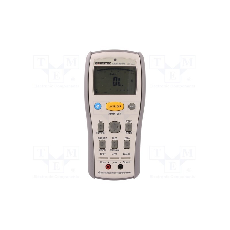 1 pcs x GW INSTEK - LCR-914 - LCR meter, LCD, 20Ω÷200MΩ, 20pF÷20mF, 100Hz,120Hz,1kHz, 20uH÷20kH