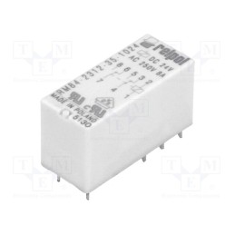 1 pcs x RELPOL - RM84-2312-35-1024 - Relay: electromagnetic, DPDT, Ucoil: 24VDC, 8A, 8A/250VAC, 8A/24VDC