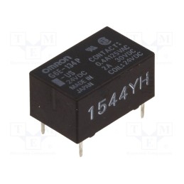 1 pcs x OMRON OCB - G6E-134P-US 24VDC - Relay: electromagnetic, SPDT, Ucoil: 24VDC, Icontacts max: 3A, PCB