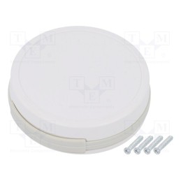 1 pcs x TEKO - SUI-TEK0A.30 - Enclosure: multipurpose, Z: 13mm, light grey, Ø: 47mm