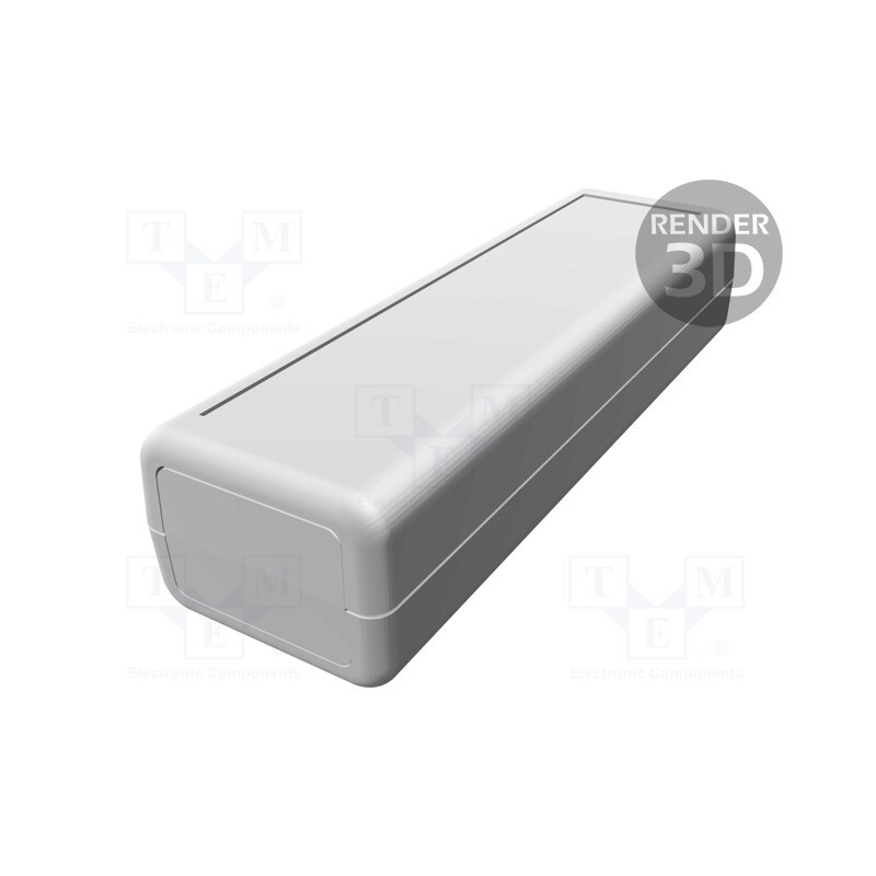 1 pcs x HAMMOND - 1593DGY - Enclosure: with panel, 1593, X: 66mm, Y: 140mm, Z: 28mm, ABS, black