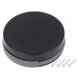 1 pcs x TEKO - SUI-TEK0A.29 - Enclosure: multipurpose, Z: 13mm, black, Ø: 47mm, Series: SUI-TEK
