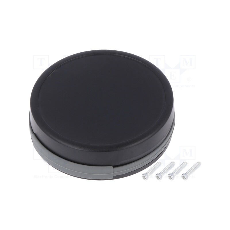 1 pcs x TEKO - SUI-TEK0A.29 - Enclosure: multipurpose, Z: 13mm, black, Ø: 47mm, Series: SUI-TEK