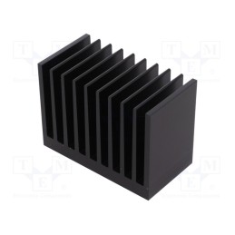 1 pcs x FISCHER ELEKTRONIK - SK 645 50 SA - Heatsink: extruded, grilled, black, L: 50mm, W: 95mm, H: 70mm