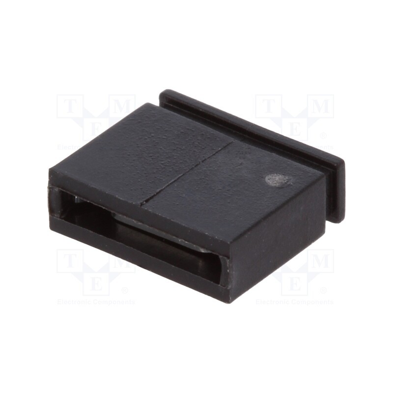 5 pcs x FISCHER ELEKTRONIK - CAB 5 ZS - Jumper, pin strips, female, closed, 5.08mm, 1x2, tinned, 3A, black