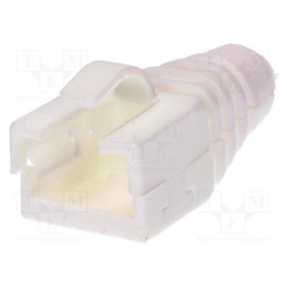 5 pcs x ENCITECH - 6510-0102-08 - RJ45 plug boot, white