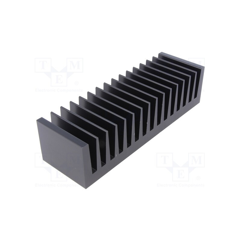 1 pcs x FISCHER ELEKTRONIK - SK85/50/SA - Heatsink: extruded, grilled, black, L: 50mm, W: 160mm, H: 40mm
