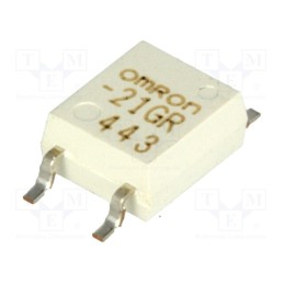 1 pcs x OMRON OCB - G3VM-21GR - Relay: solid state, SPST-NO, Icntrl: 30mA, 160mA, max.20VAC, SMT