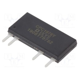 1 pcs x IXYS - CPC1976Y - Relay: solid state, Icntrl max: 50mA, 2000mA, max.240VAC, THT, SIP4