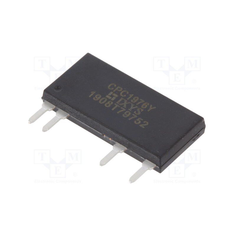 1 pcs x IXYS - CPC1976Y - Relay: solid state, Icntrl max: 50mA, 2000mA, max.240VAC, THT, SIP4