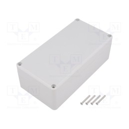 1 pcs x KRADEX - Z58JH TM ABS - Enclosure: multipurpose, X: 82mm, Y: 158mm, Z: 54mm, ABS, grey, gasket