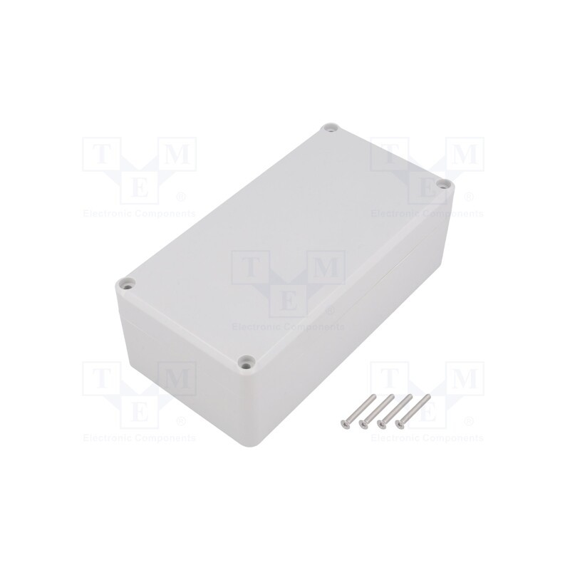 1 pcs x KRADEX - Z58JH TM ABS - Enclosure: multipurpose, X: 82mm, Y: 158mm, Z: 54mm, ABS, grey, gasket