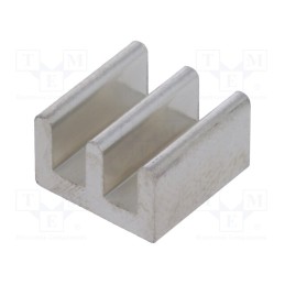 2 pcs x FISCHER ELEKTRONIK - ICKSMDG10MI - Heatsink: extruded, L: 10mm, W: 10mm, H: 6mm, 70K/W, aluminium