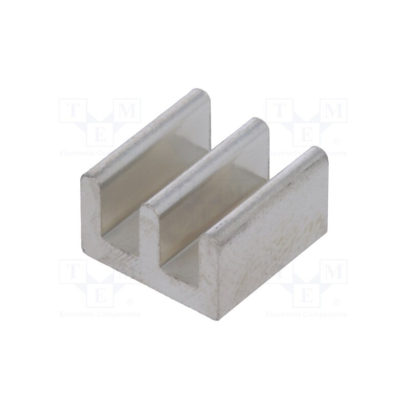 2 pcs x FISCHER ELEKTRONIK - ICKSMDG10MI - Heatsink: extruded, L: 10mm, W: 10mm, H: 6mm, 70K/W, aluminium