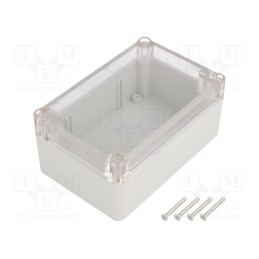 1 pcs x KRADEX - Z57JPH TM ABS - Enclosure: multipurpose, X: 78mm, Y: 118mm, Z: 54mm, ABS, grey, gasket