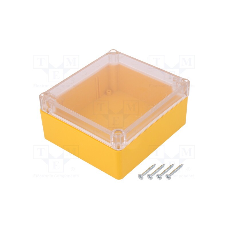 1 pcs x KRADEX - Z59PH ABS YELLOW - Enclosure: multipurpose, X: 115mm, Y: 125mm, Z: 58mm, ABS, yellow