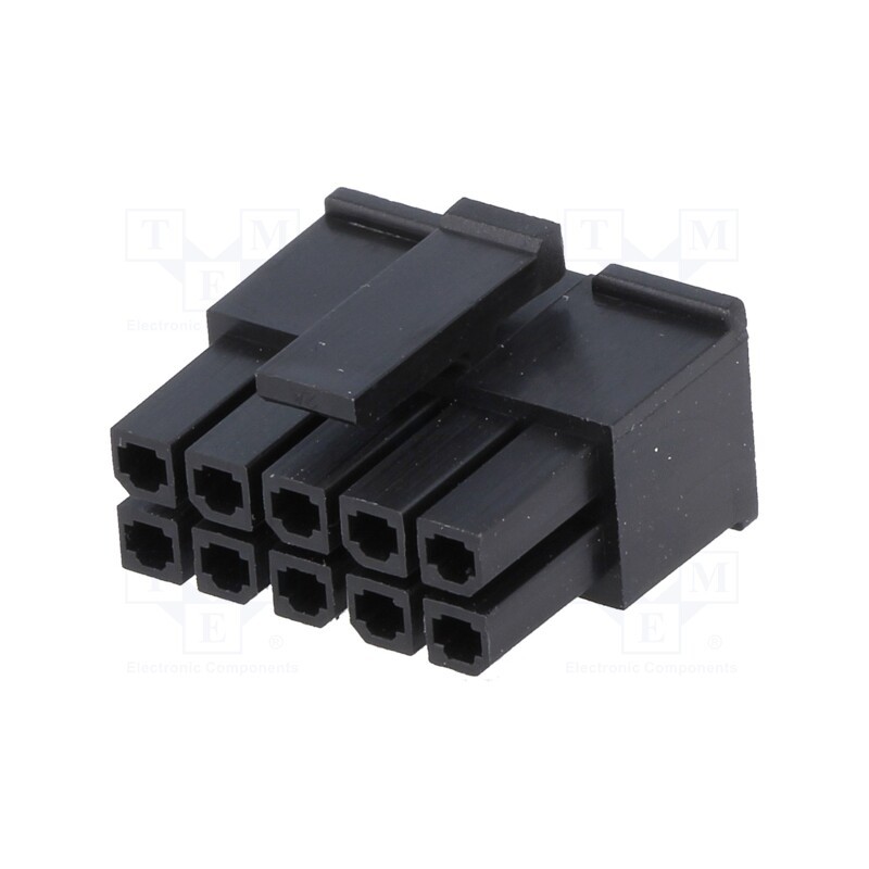 5 pcs x NINIGI - MFW-10 - Plug, wire-board, female, 3mm, PIN: 10, w/o contacts, for cable, 5A