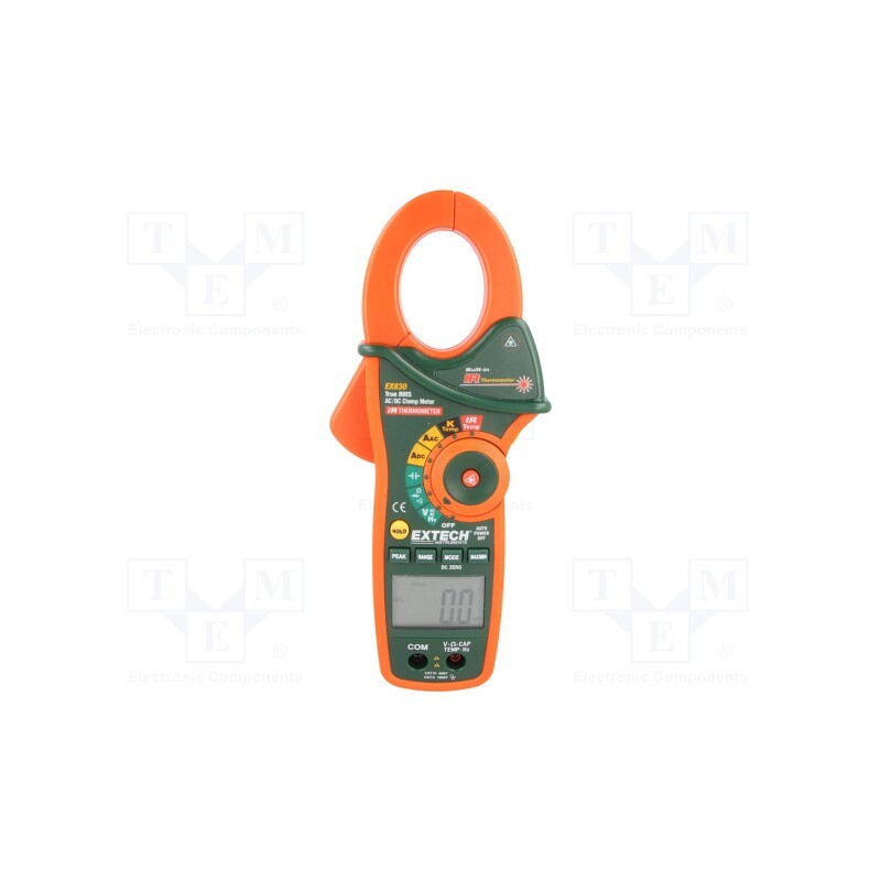 1 pcs x EXTECH - EX830 - Meter: multifunction, digital,pincers type, Øcable: 43mm, LCD