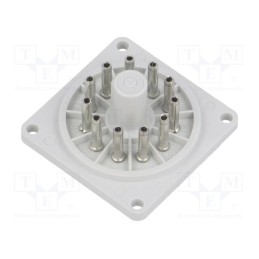 1 pcs x RELPOL - COP11 - Socket, PIN: 11, Series: R15, Electr.connect: round socket, undecal