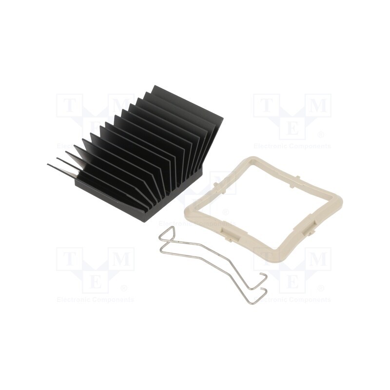1 pcs x Advanced Thermal Solutions - ATS-51350R-C1-R0 - Heatsink: extruded, grilled, BGA, black, L: 35mm, W: 35mm, H: 19.5mm