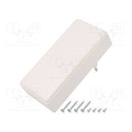 1 pcs x SUPERTRONIC - PP054W-S - Enclosure: for power supplies, X: 120mm, Y: 56mm, Z: 31mm, ABS, white