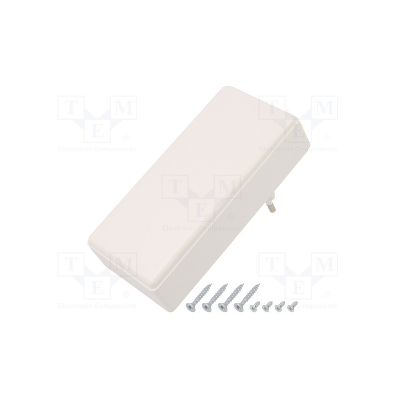1 pcs x SUPERTRONIC - PP054W-S - Enclosure: for power supplies, X: 120mm, Y: 56mm, Z: 31mm, ABS, white