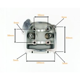 Head 4t gy6 80ccm 47mm set without bleeding large valves