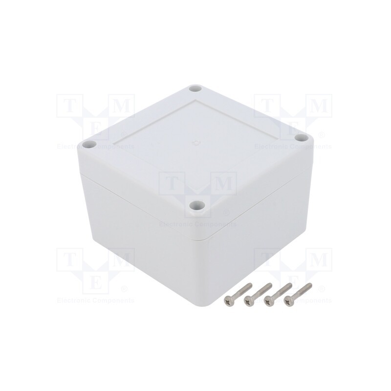 1 pcs x KRADEX - ZP90.90.60JH TM ABS - Enclosure: multipurpose, X: 90mm, Y: 90mm, Z: 60mm, ZP, ABS, gasket