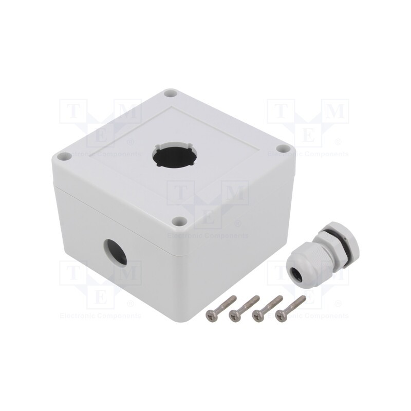 1 pcs x KRADEX - ZEB90.90.60-1 - Enclosure: for remote controller, X: 90mm, Y: 90mm, Z: 60mm