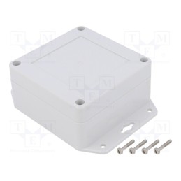 1 pcs x KRADEX - ZP90.90.45UJH TM ABS - Enclosure: multipurpose, X: 90mm, Y: 90mm, Z: 45mm, ZP, ABS, gasket