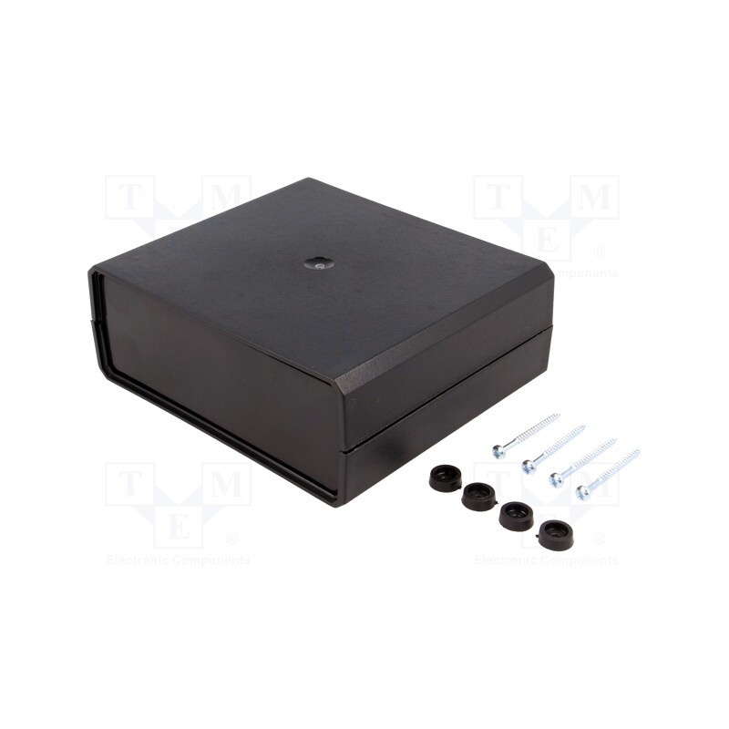 1 pcs x MASZCZYK - KM-60 BK - Enclosure: with panel, X: 140mm, Y: 159mm, Z: 60mm, ABS, black