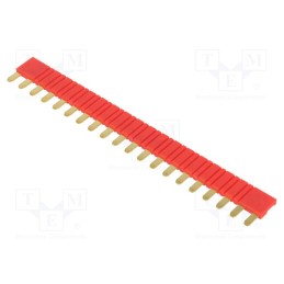 1 pcs x LOVATO ELECTRIC - HR1X9120 - Connection bridge, Series: HR10,HR20, red
