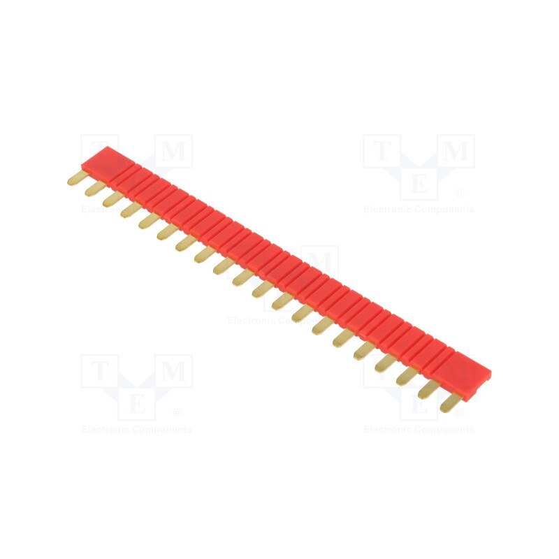 1 pcs x LOVATO ELECTRIC - HR1X9120 - Connection bridge, Series: HR10,HR20, red