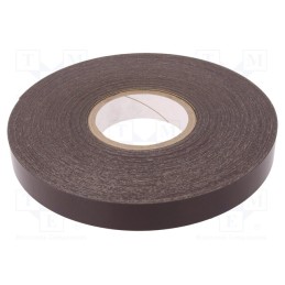 1 rol x 3M - 80130006077 - Tape: magnetic, W: 25mm, L: 30m, Thk: 840um, acrylic, brown