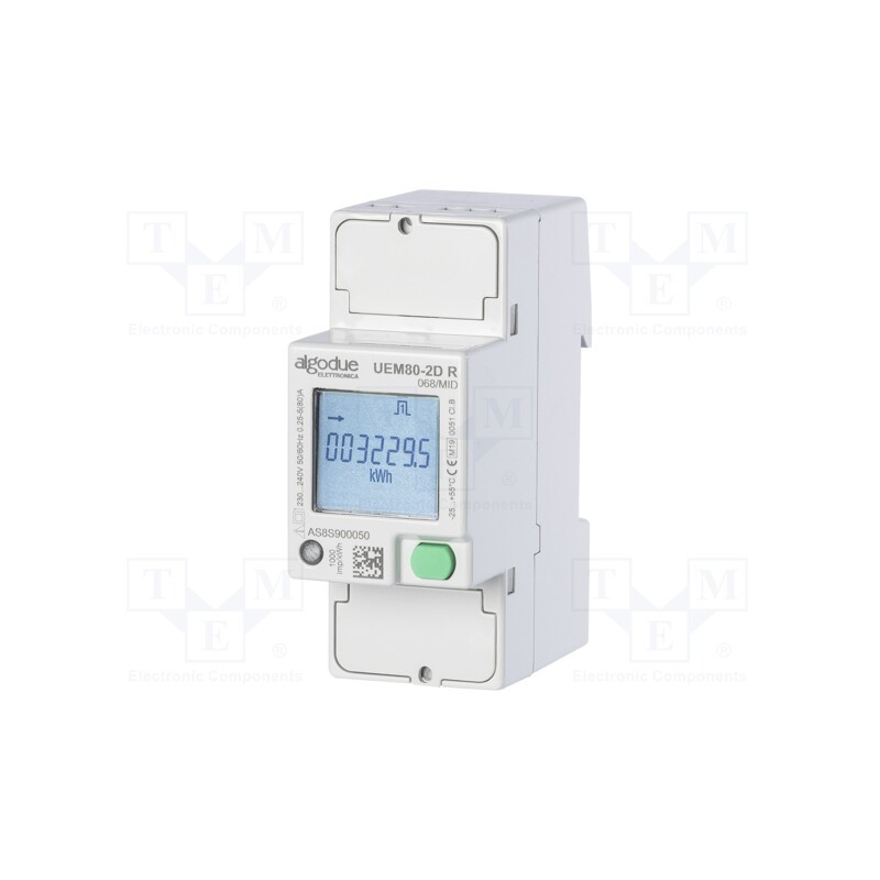 1 pcs x ALGODUE - 1107.0005.0001 - Counter, digital,mounting, for DIN rail mounting, single-phase
